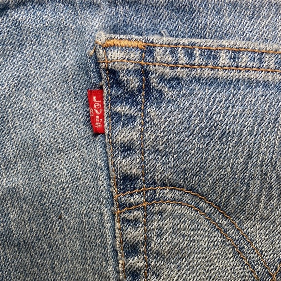 Vintage Y2K Levis Nouveau Boot Cut Stretch 515 Jeans Size 8 Distressed Cotton - Picture 7 of 8